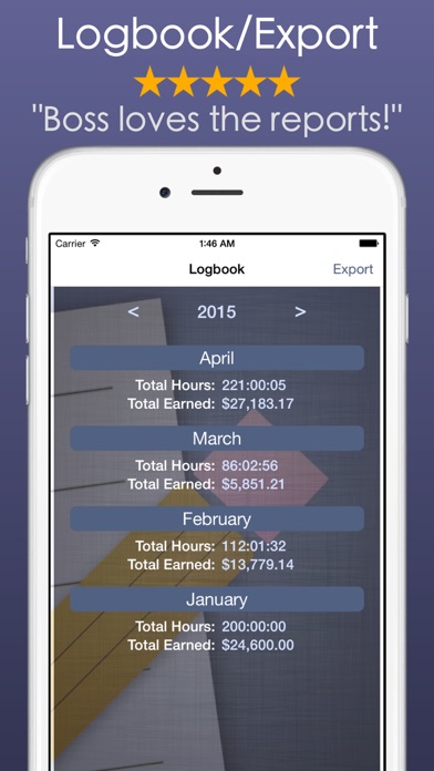 Timesheet Work & Hours Tracker screenshot 4