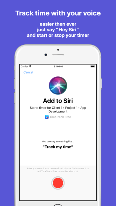 TimeTrack - Time tracking screenshot 2