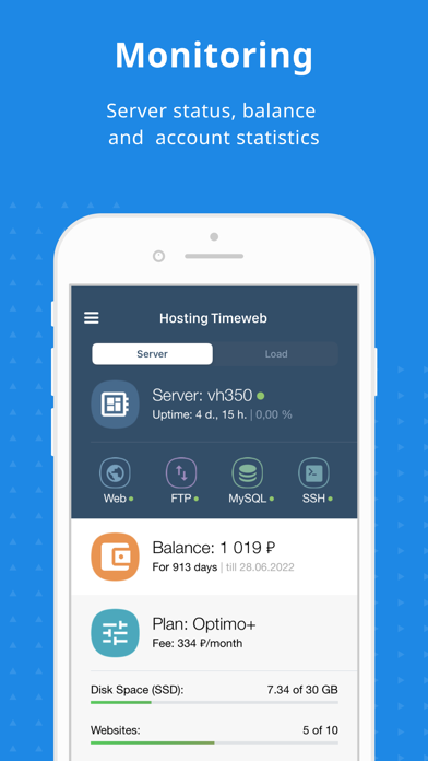 Timeweb Web Hosting screenshot 3