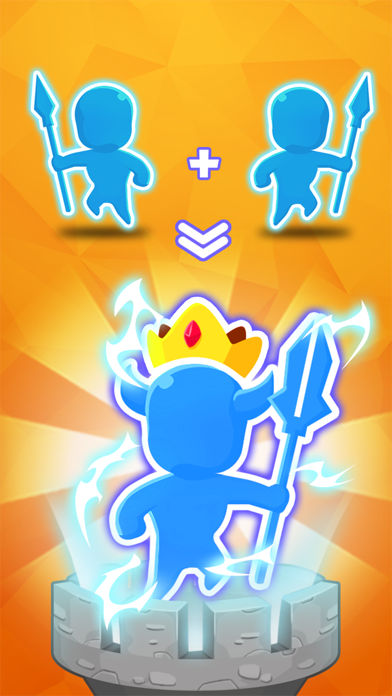 Tiny Battle - Merge Troops! screenshot 1