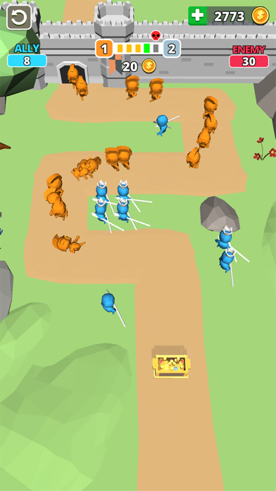 Tiny Battle - Merge Troops! screenshot 2