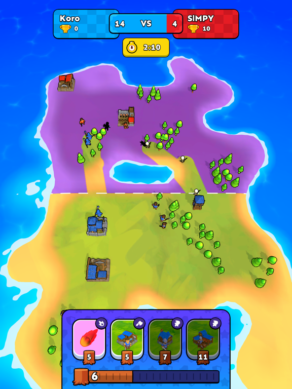 Tiny Clash! screenshot 1