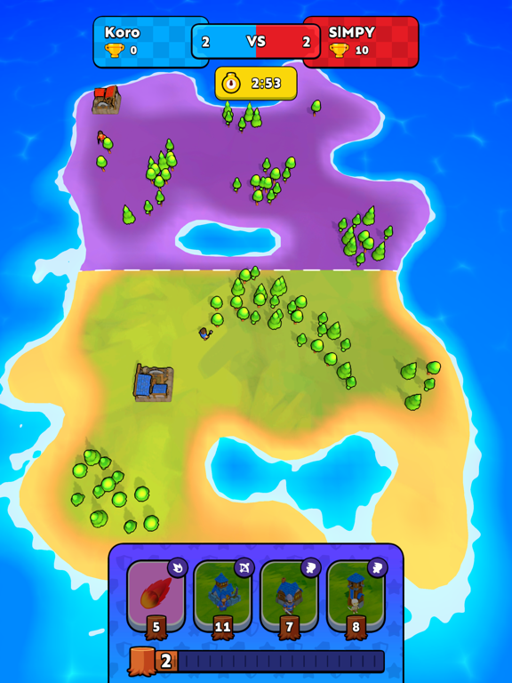 Tiny Clash! screenshot 2