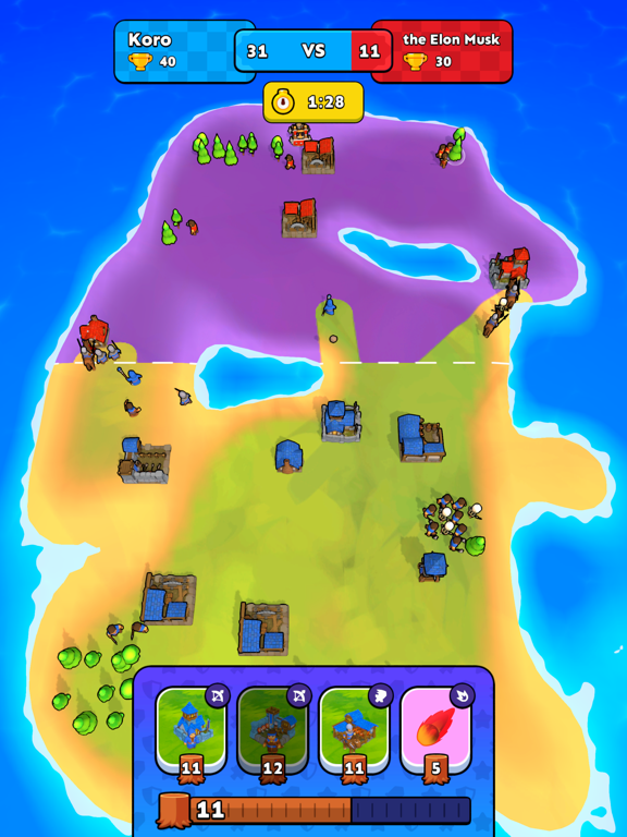 Tiny Clash! screenshot 3