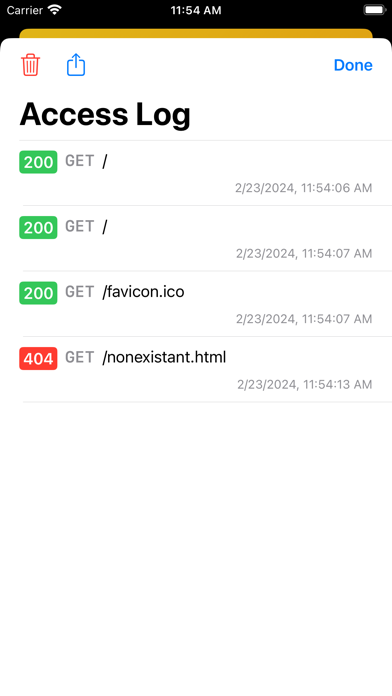 TinyServer screenshot 2