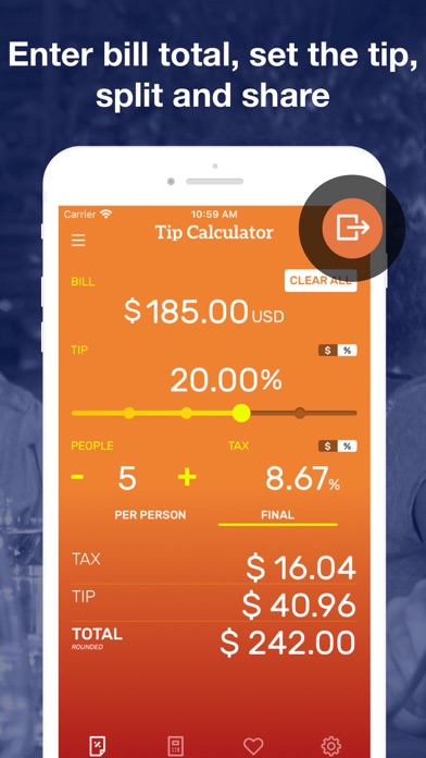 Tip Calculator & Bill Split screenshot 6