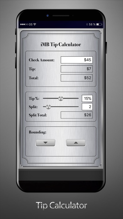 Tip Calculator Plus+ screenshot 1