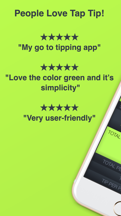 Tip Calculator % Tap Tip screenshot 6