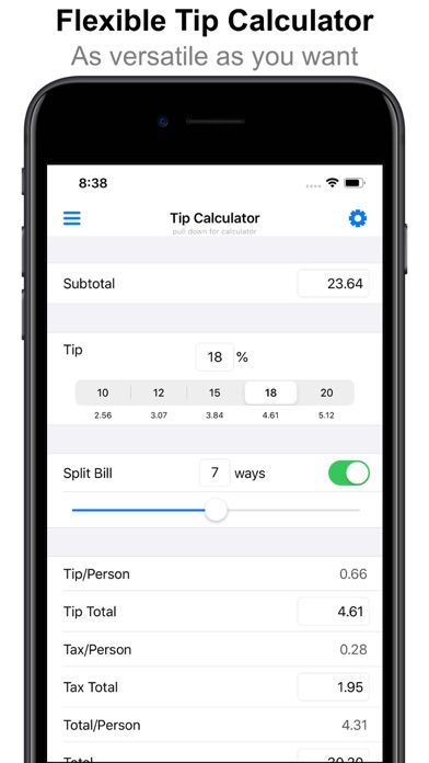 Tip Calculator +++ screenshot 6