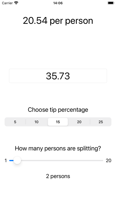 Tip Quick! screenshot 2