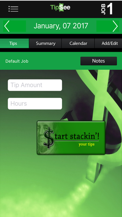 TipSee Tip Tracker App screenshot 3