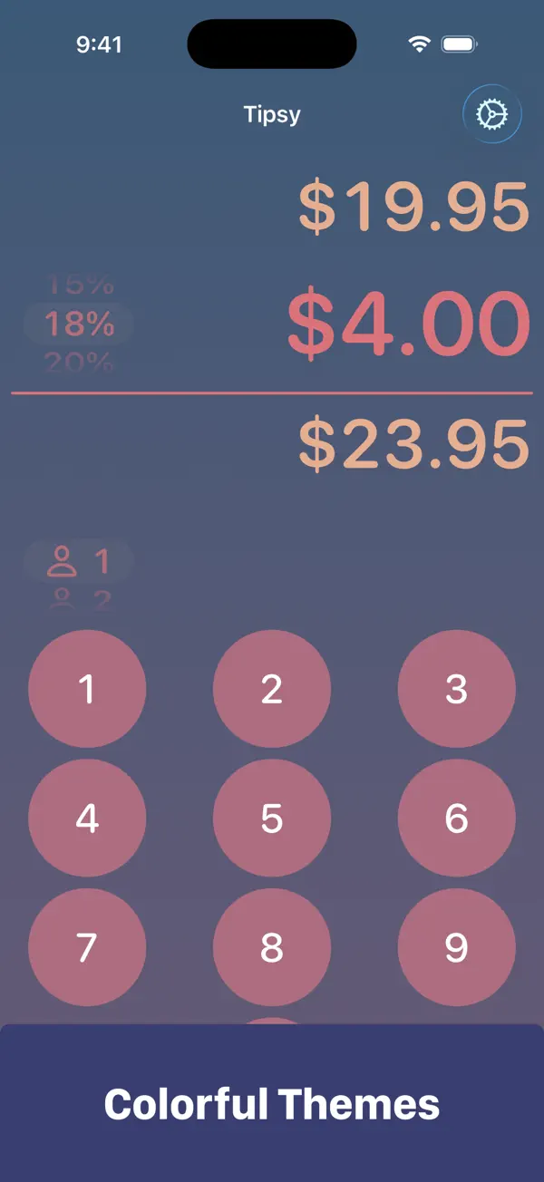 Tipsy - Tip Calculator screenshot 1