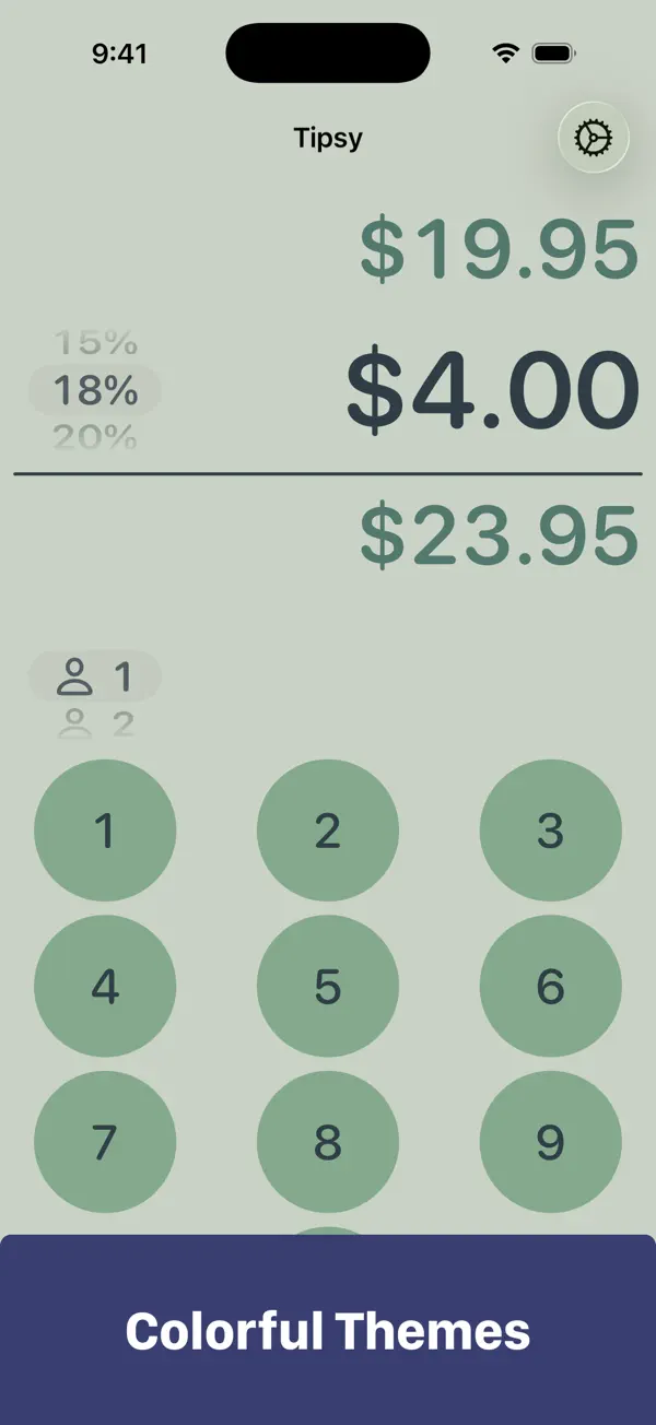 Tipsy - Tip Calculator screenshot 2
