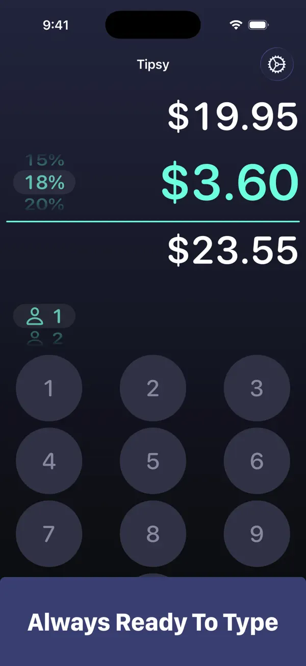 Tipsy - Tip Calculator screenshot 6