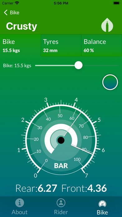 Tire Pressure for cyclists screenshot 3