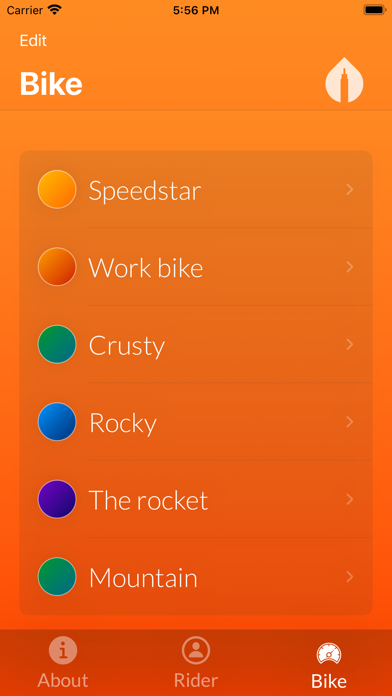 Tire Pressure for cyclists screenshot 1