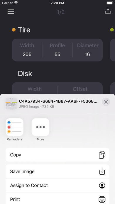 Tire Size Fitment screenshot 2