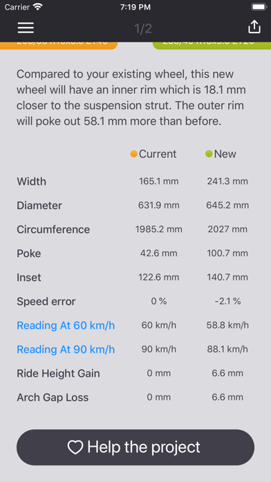 Tire Size Fitment screenshot 3