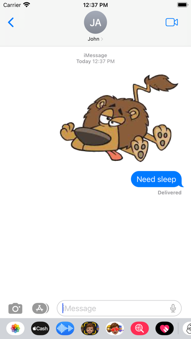 Tired Stickers screenshot 3