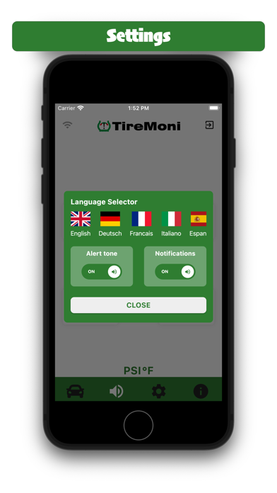 TireMoni BLE-tpms screenshot 3