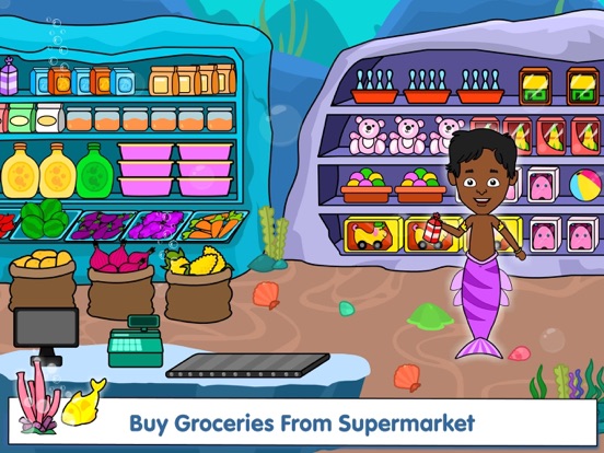 Tizi Town Little Mermaid Games screenshot 6