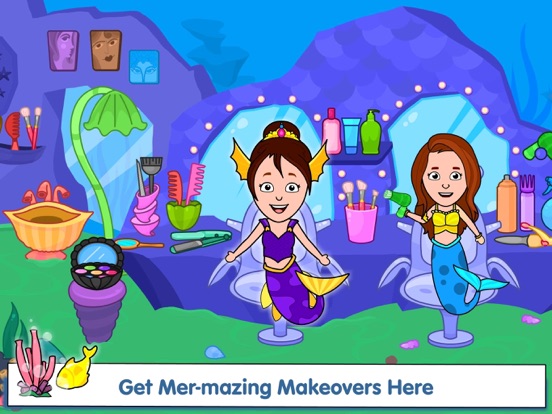 Tizi Town Little Mermaid Games screenshot 5