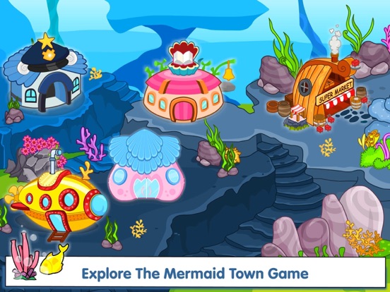 Tizi Town Little Mermaid Games screenshot 1