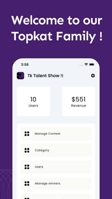 TKTalent show Admin screenshot 3