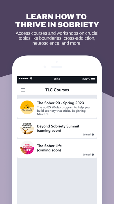 TLC: Sobriety Support screenshot 1