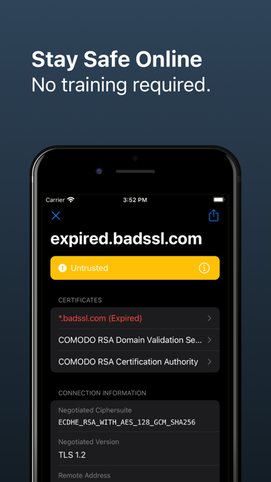 TLS Inspector screenshot 2