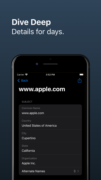 TLS Inspector screenshot 3
