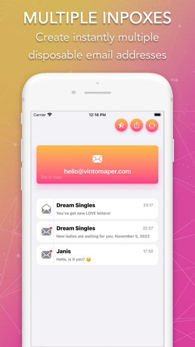 TMail: Temporary Mail screenshot 1