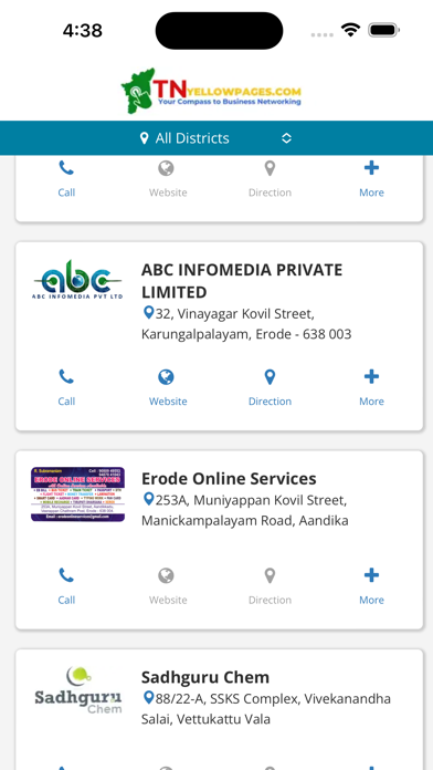 TN Yellow Pages screenshot 3