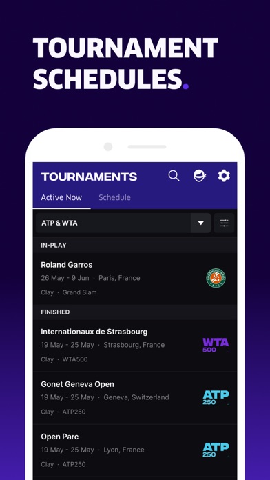 TNNS: Tennis Live Scores screenshot 2