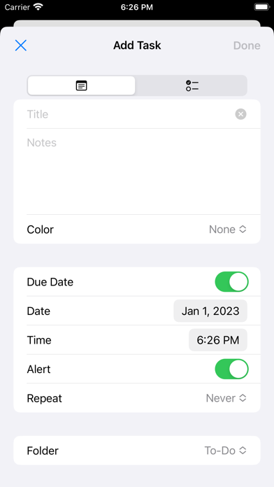 To-Do List Widget Reminders screenshot 2