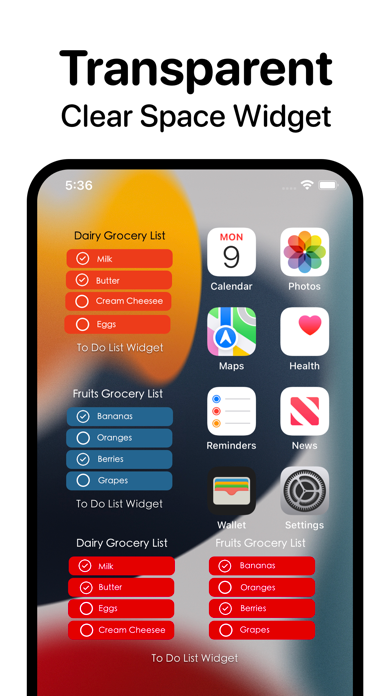 To Do List Widget - Simple screenshot 6