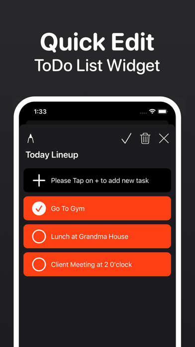 To Do List Widget - Simple screenshot 4