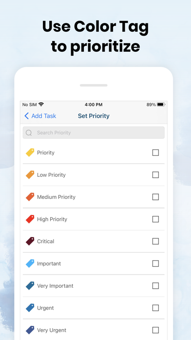 To Do List| screenshot 2