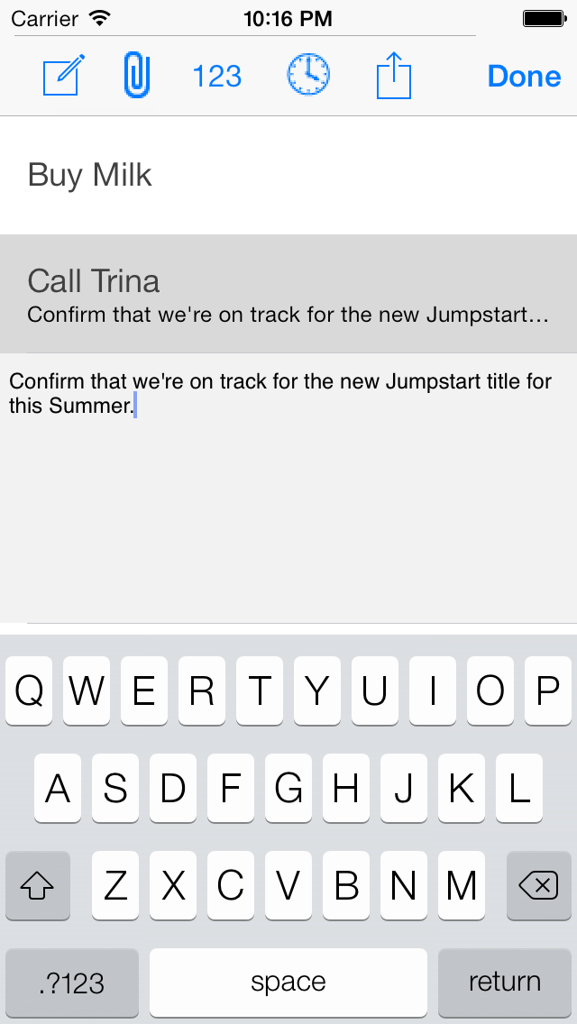 To Do screenshot 2