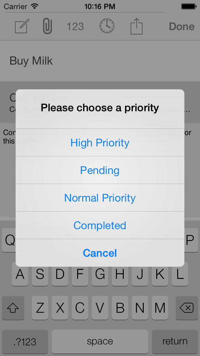 To Do screenshot 1