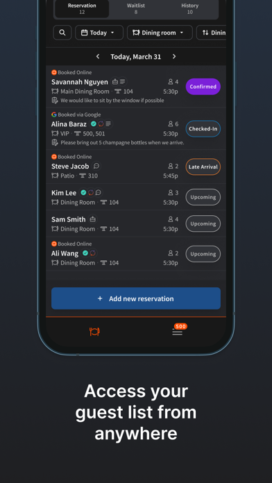 Toast Tables screenshot 2