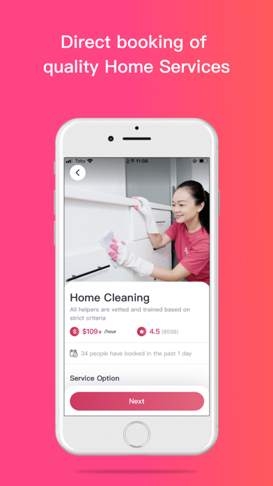 Toby – Hire Local Service screenshot 3