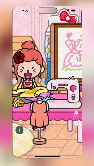 Toca Boca fashion design ideas screenshot 1