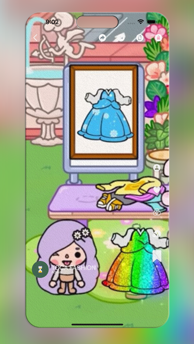 Toca Boca fashion design ideas screenshot 2