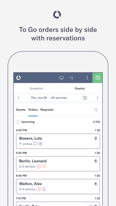 Tock Dashboard screenshot 3