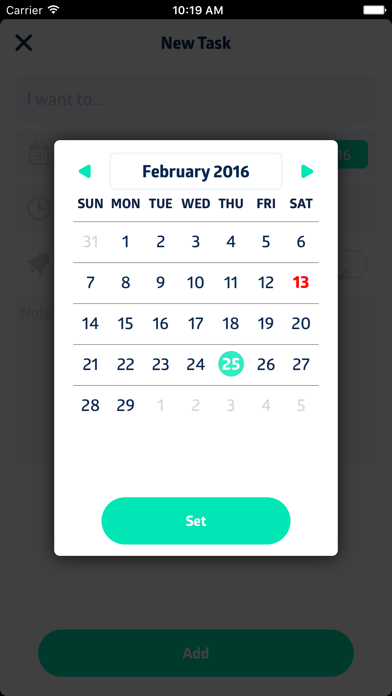To:Day - Event planner, to-do list, date countdown & task manager screenshot 1