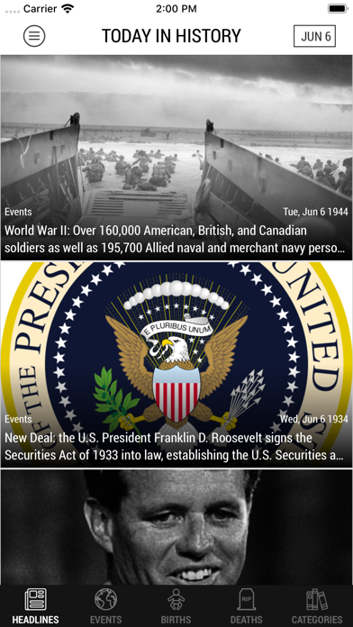 Today In History Lite Edition screenshot 5