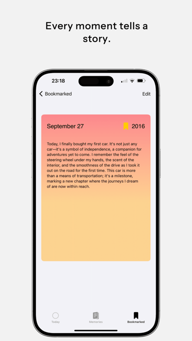 Today - Memory Notebook screenshot 2