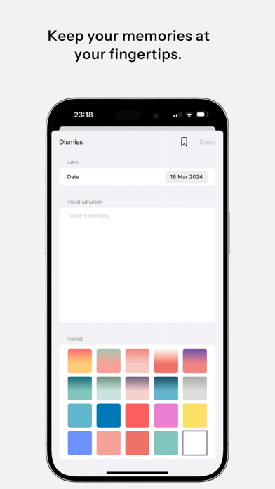 Today - Memory Notebook screenshot 1