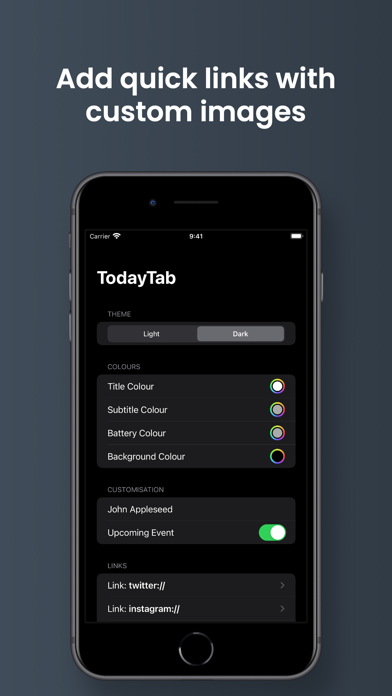 TodayTab: Start Tab for Safari screenshot 1